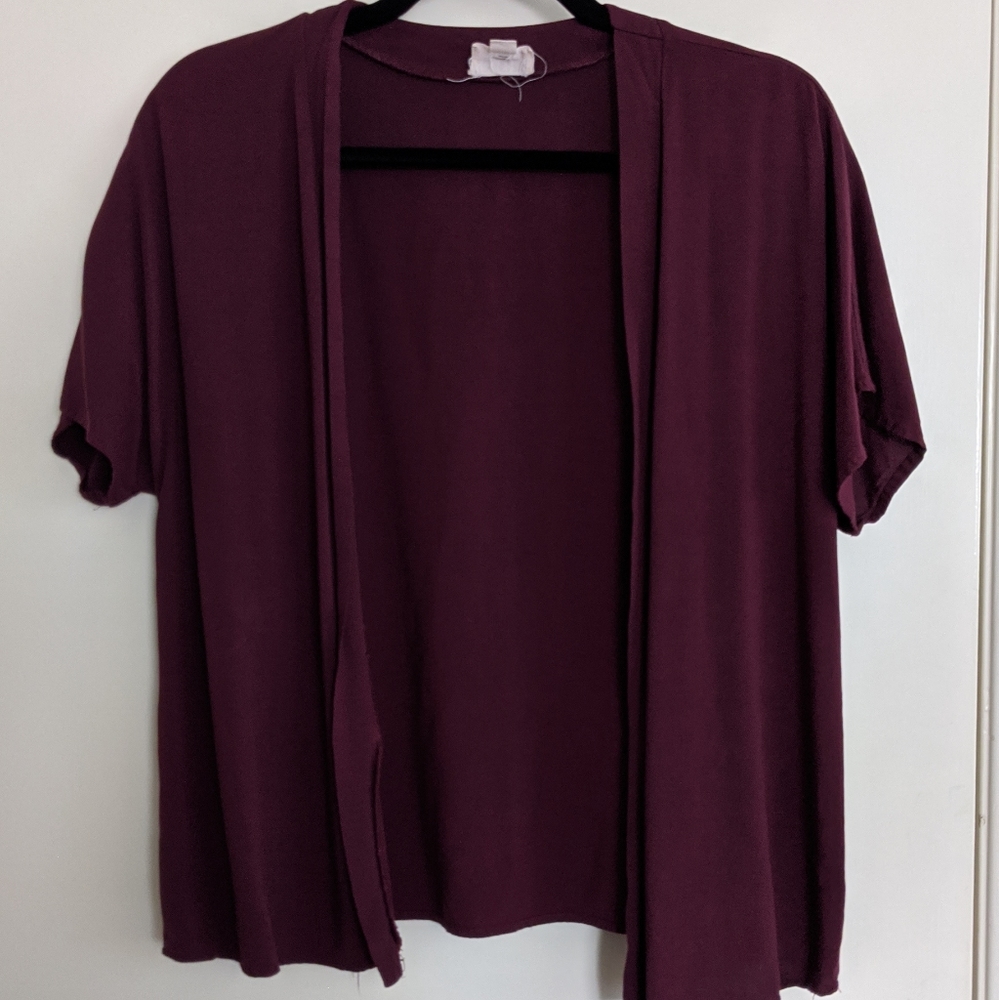 Burgundy Kimono